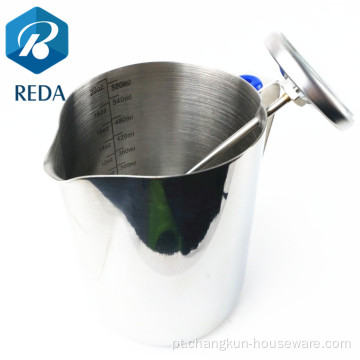 Reda Sustainable 304 SS Coffee Milk Frothing Pitcher